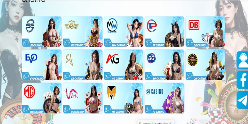 Một số trò chơi nổi bật tại sảnh Live Casino của 123B