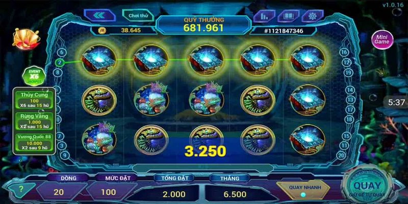 no hu thuy cung nhat vip 2 Luật chơi Nổ Hũ Thủy Cung Nhất Vip là điều bạn cần nắm vững