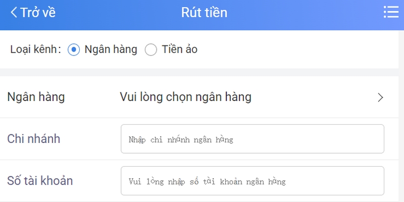 Thực hiện giao dịch rút tiền tại 123B, bạn cần thao tác theo đúng quy trình 4 bước 